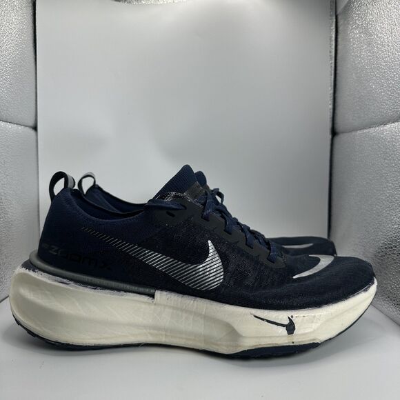 Nike ZoomX Invincible Run Flyknit 3 Shoes Mens Size 11.5 Navy 2023 DR2615-400 - Picture 1 of 12